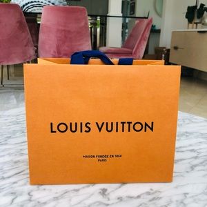 SOLD!!Louis Vuitton Paper Shopping Storage Gift Bag